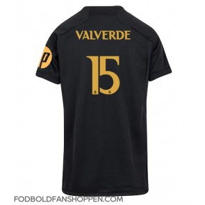 Real Madrid Federico Valverde #15 Tredjetrøje Dame 2023-24 Kortærmet